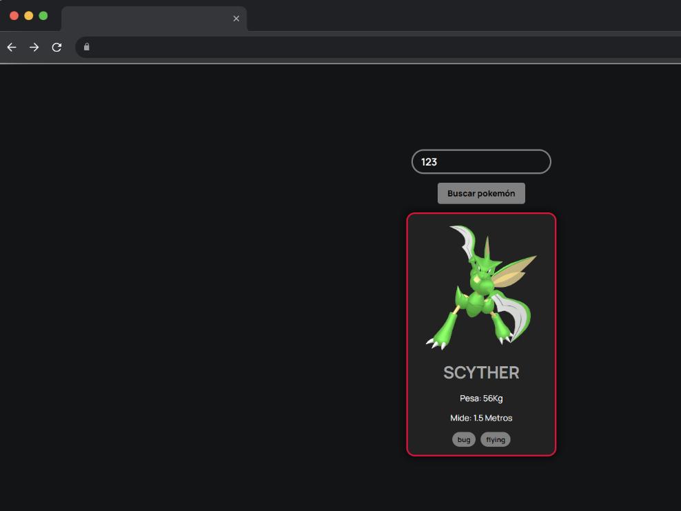 Photo of the project: Pokémon Searcher (PokéAPI)